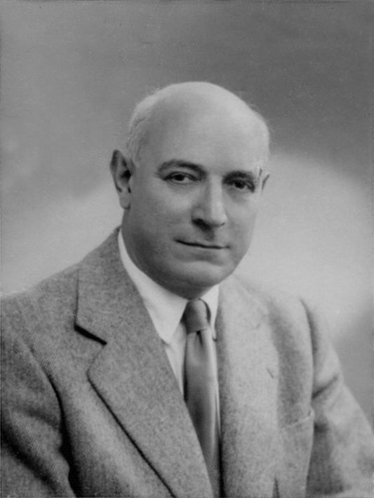 Black and white portrait of Fernand Mourlot