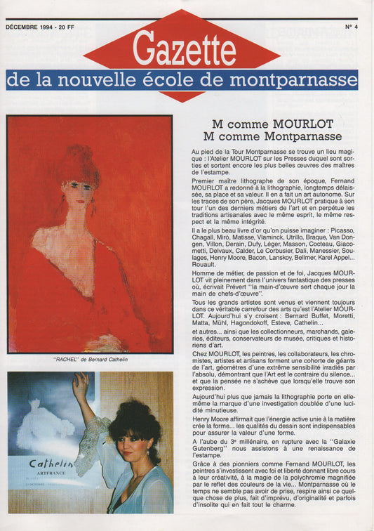M comme MOURLOT, M comme Montparnasse