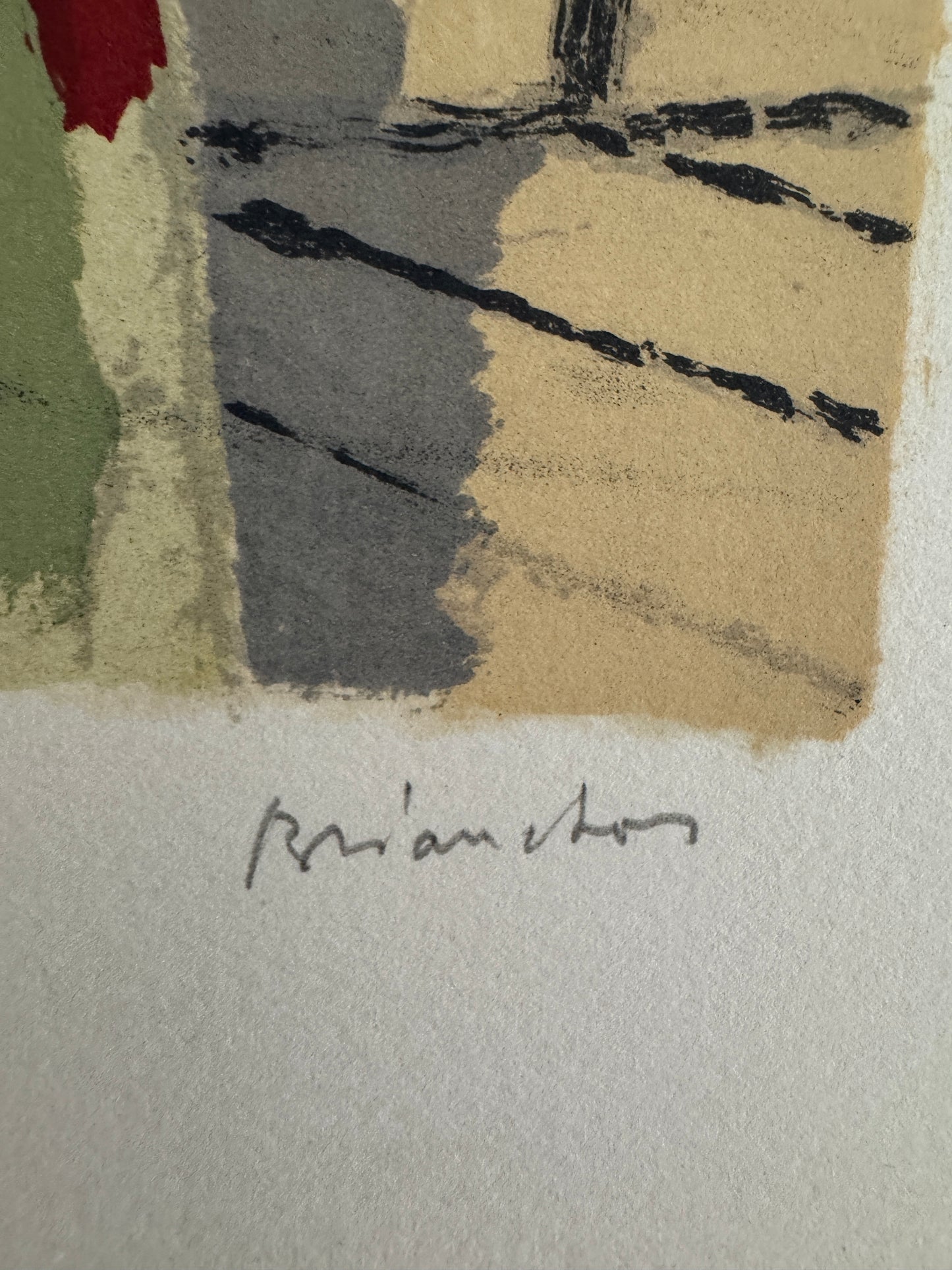 L'Arlequin, from Sourvenirs de Portraits d'Artistes, by Maurice Brianchon, 1972