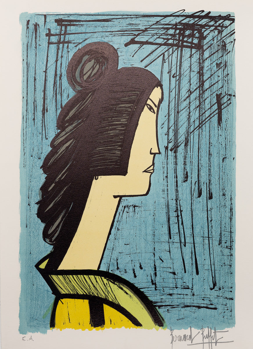 Une Japonaise - Le Voyage au Japon by Bernard Buffet, 1981