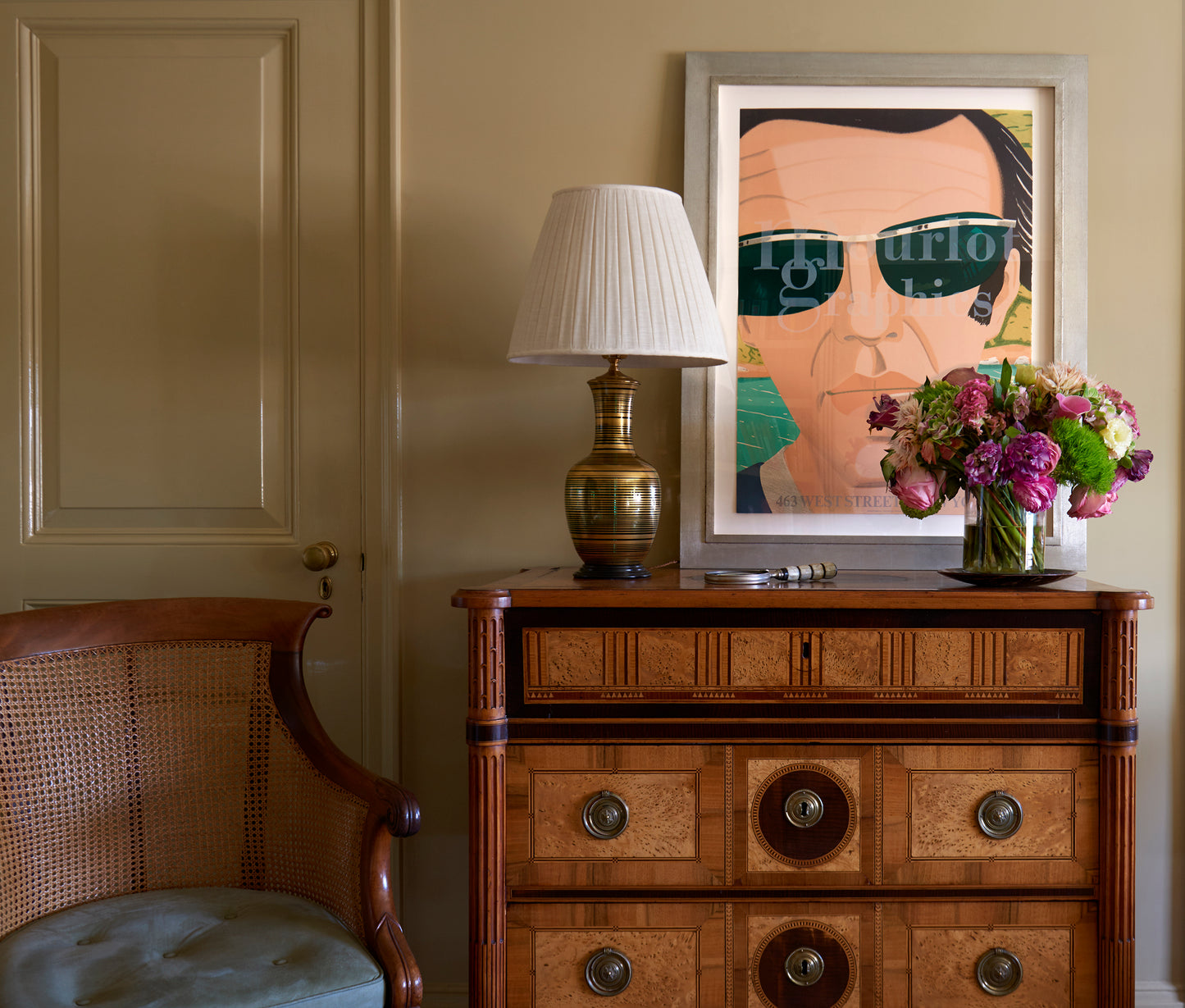 Alex (Self Portrait) by Alex Katz - Mourlot Editions - Fine_Art - Poster - Lithograph - Wall Art - Vintage - Prints - Original