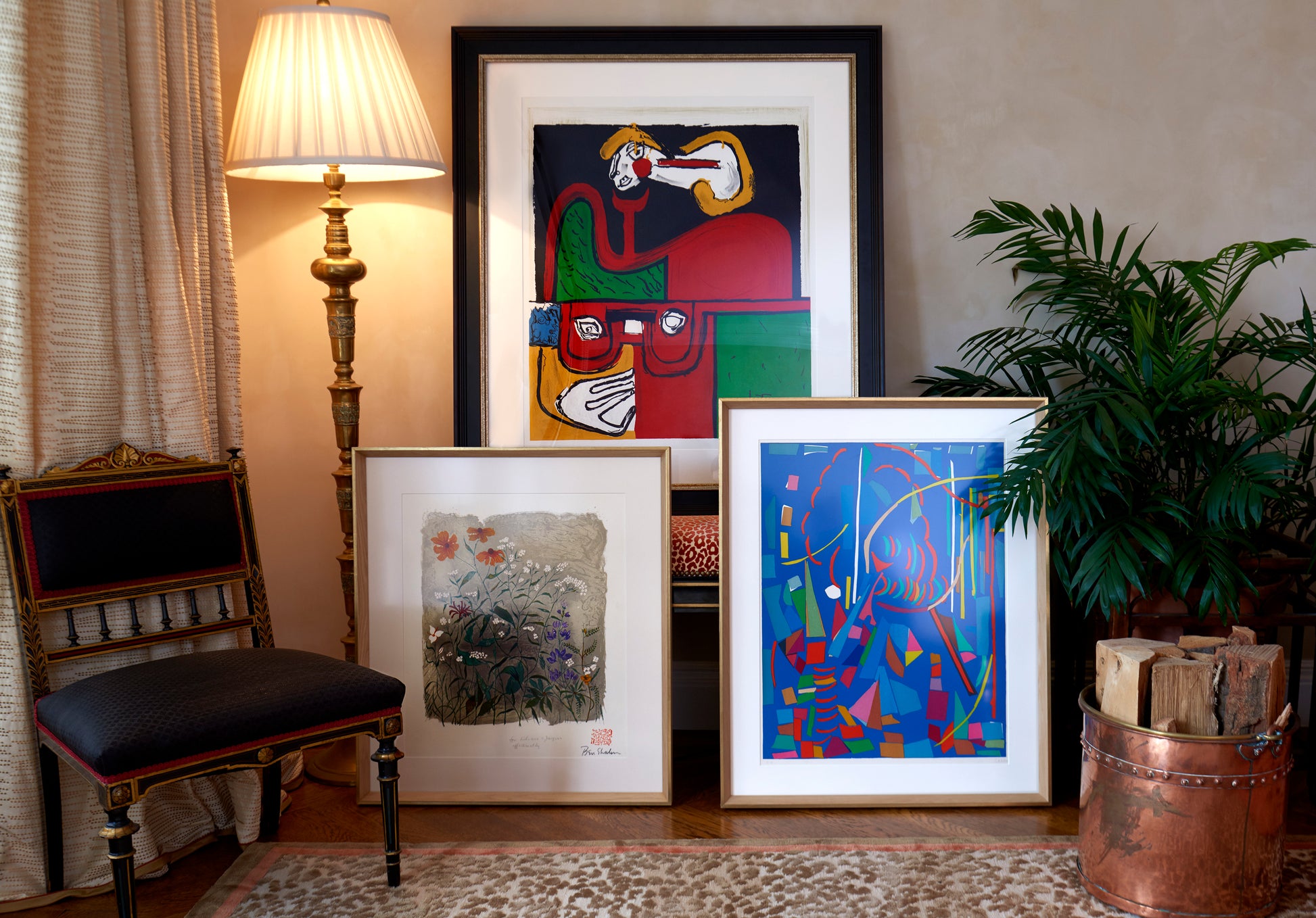 Portrait by Le Corbusier, 1960 - Mourlot Editions - Fine_Art - Poster - Lithograph - Wall Art - Vintage - Prints - Original