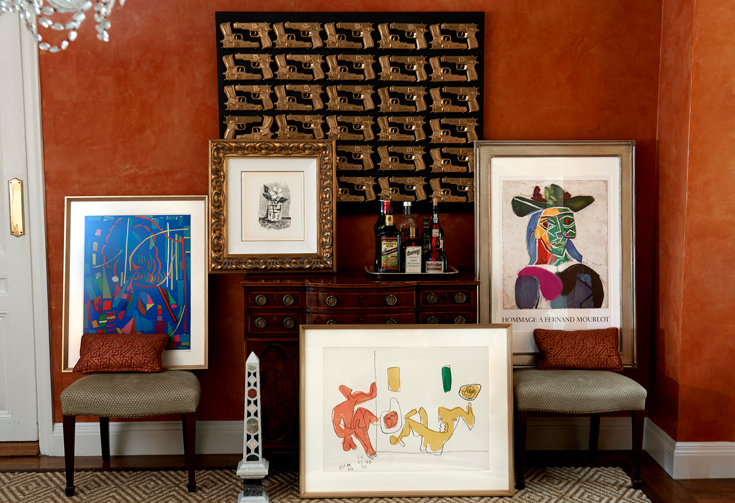 Touching their Feet by Le Corbusier - Mourlot Editions - Fine_Art - Poster - Lithograph - Wall Art - Vintage - Prints - Original