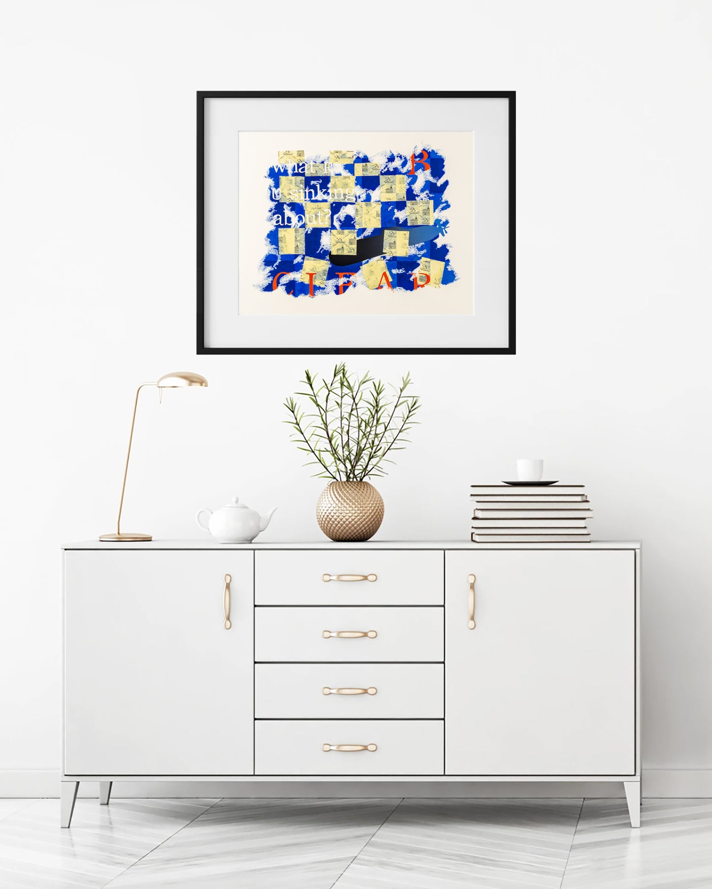 "B Clear" by Sophie Matisse, 2014 - Mourlot Editions - Fine_Art - Poster - Lithograph - Wall Art - Vintage - Prints - Original