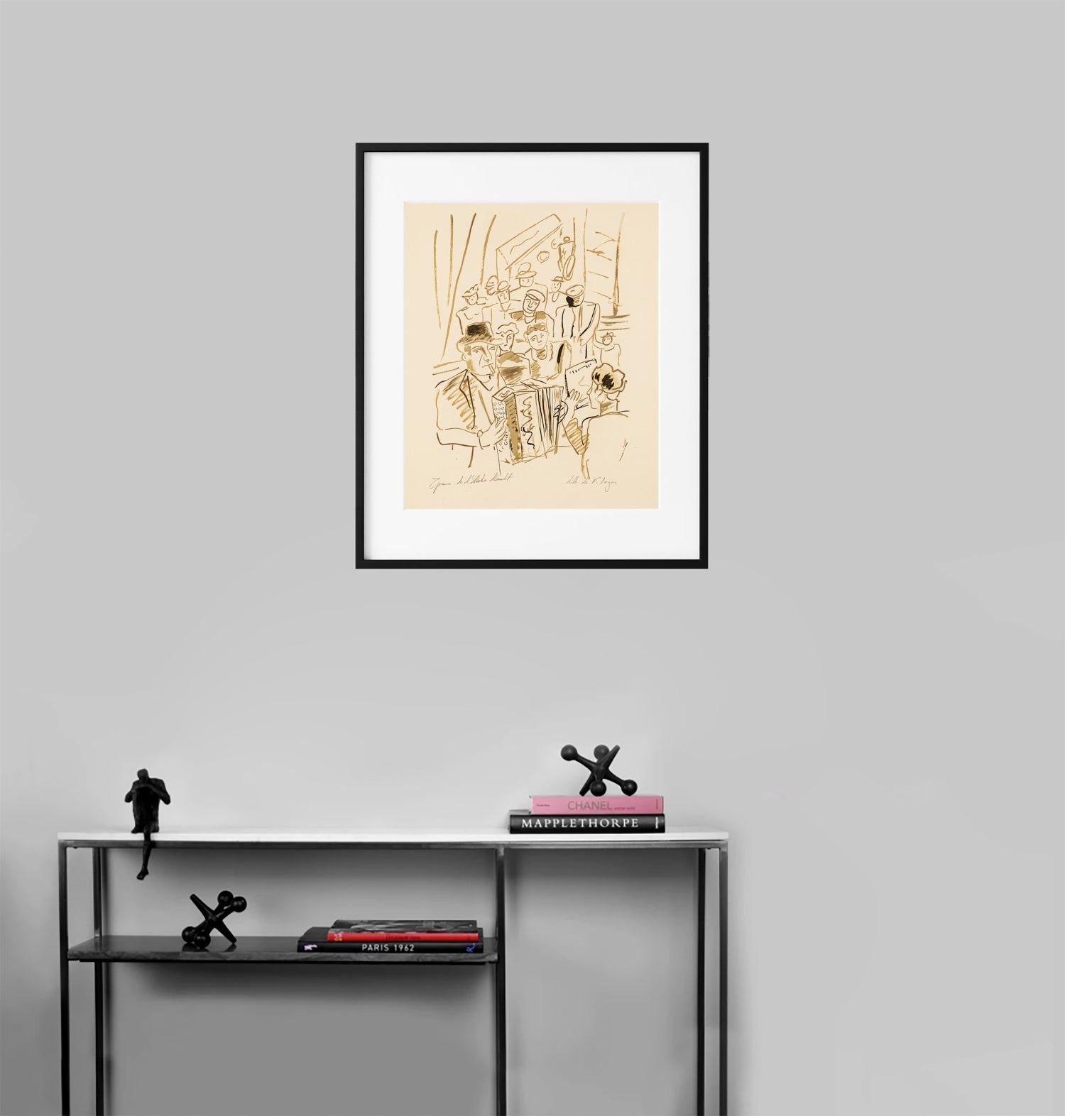 Le Café - "La Ville" by Fernand Leger, 1959 - Mourlot Editions - Fine_Art - Poster - Lithograph - Wall Art - Vintage - Prints - Original