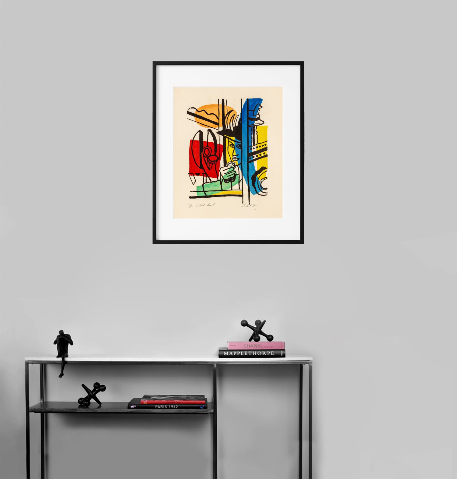 La Femme au Poudrier - "La Ville" (after) Fernand Leger, 1959 - Mourlot Editions - Fine_Art - Poster - Lithograph - Wall Art - Vintage - Prints - Original