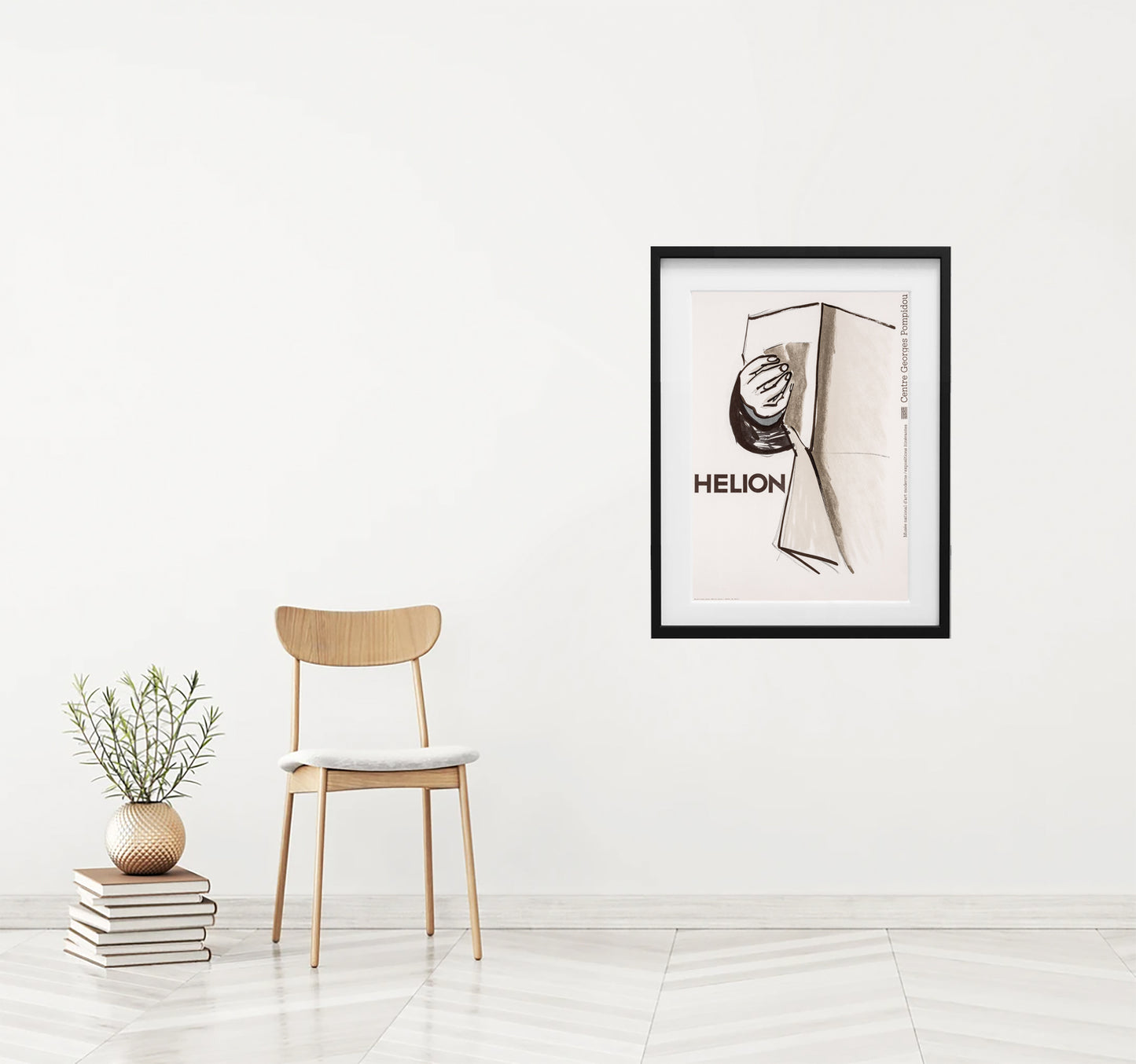 Helion - Centre Georges Pompidou (after) Jean Helion, 1979 - Mourlot Editions - Fine_Art - Poster - Lithograph - Wall Art - Vintage - Prints - Original