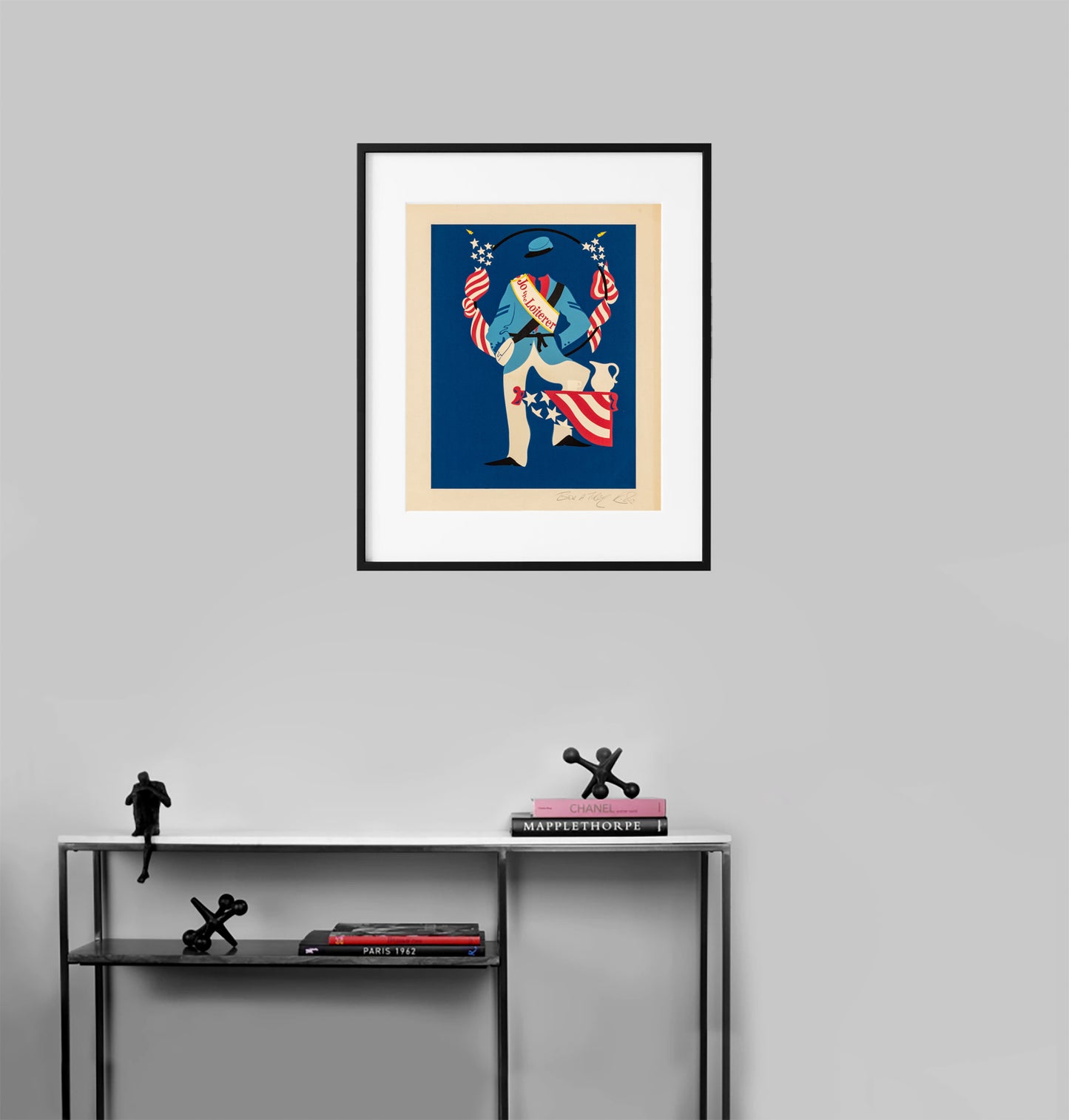 Jo the Loiterer - Mother of Us All portfolio by Robert Indiana, 1977 - Mourlot Editions - Fine_Art - Poster - Lithograph - Wall Art - Vintage - Prints - Original