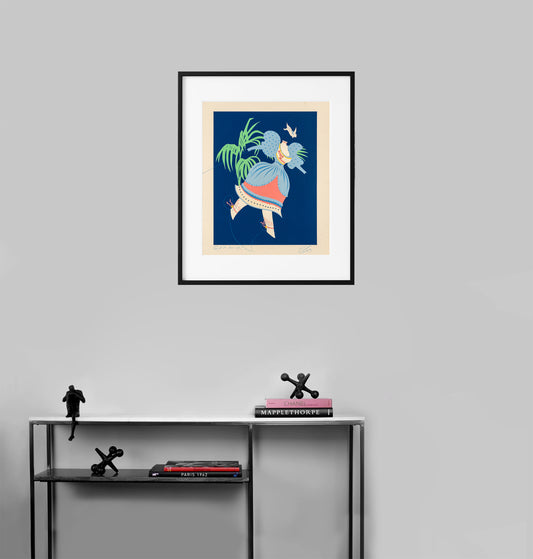 Angel More - Mother of Us All portfolio by Robert Indiana, 1977 - Mourlot Editions - Fine_Art - Poster - Lithograph - Wall Art - Vintage - Prints - Original