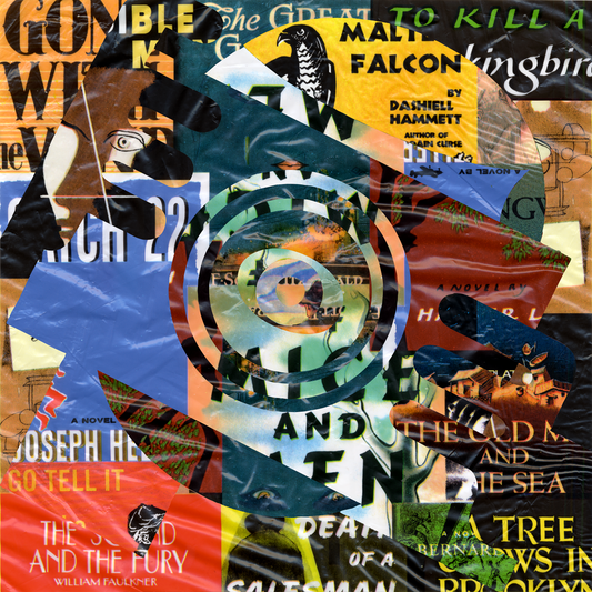 American Literature 101 by J. Speed - Mourlot Editions - Fine_Art - Poster - Lithograph - Wall Art - Vintage - Prints - Original