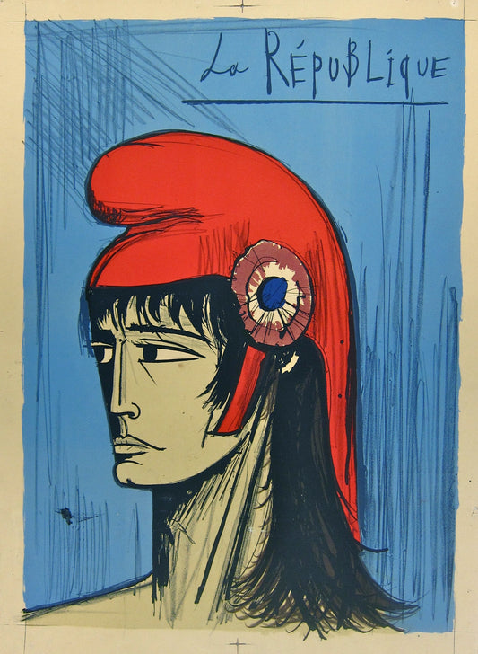 La Republique by Bernard Buffet - Mourlot Editions - Fine_Art - Poster - Lithograph - Wall Art - Vintage - Prints - Original