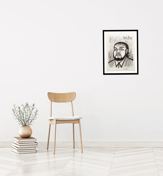 Sancho Pancha III (B&W) by Bernard Buffet, 1989