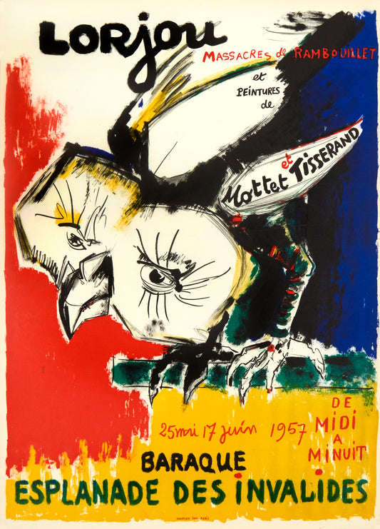 Esplanade des Invalides by Bernard Lorjou - Mourlot Editions - Fine_Art - Poster - Lithograph - Wall Art - Vintage - Prints - Original