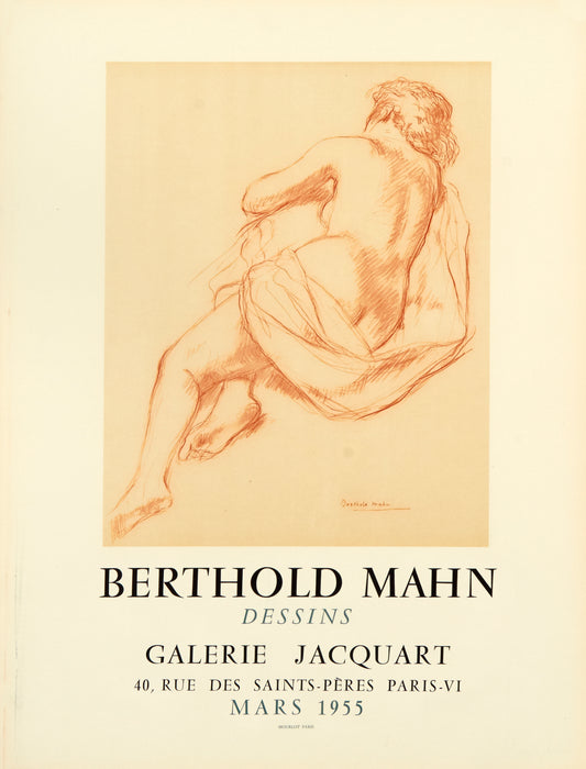 Galerie Jacquart (after) Berthold Mahn, 1955 - Mourlot Editions - Fine_Art - Poster - Lithograph - Wall Art - Vintage - Prints - Original