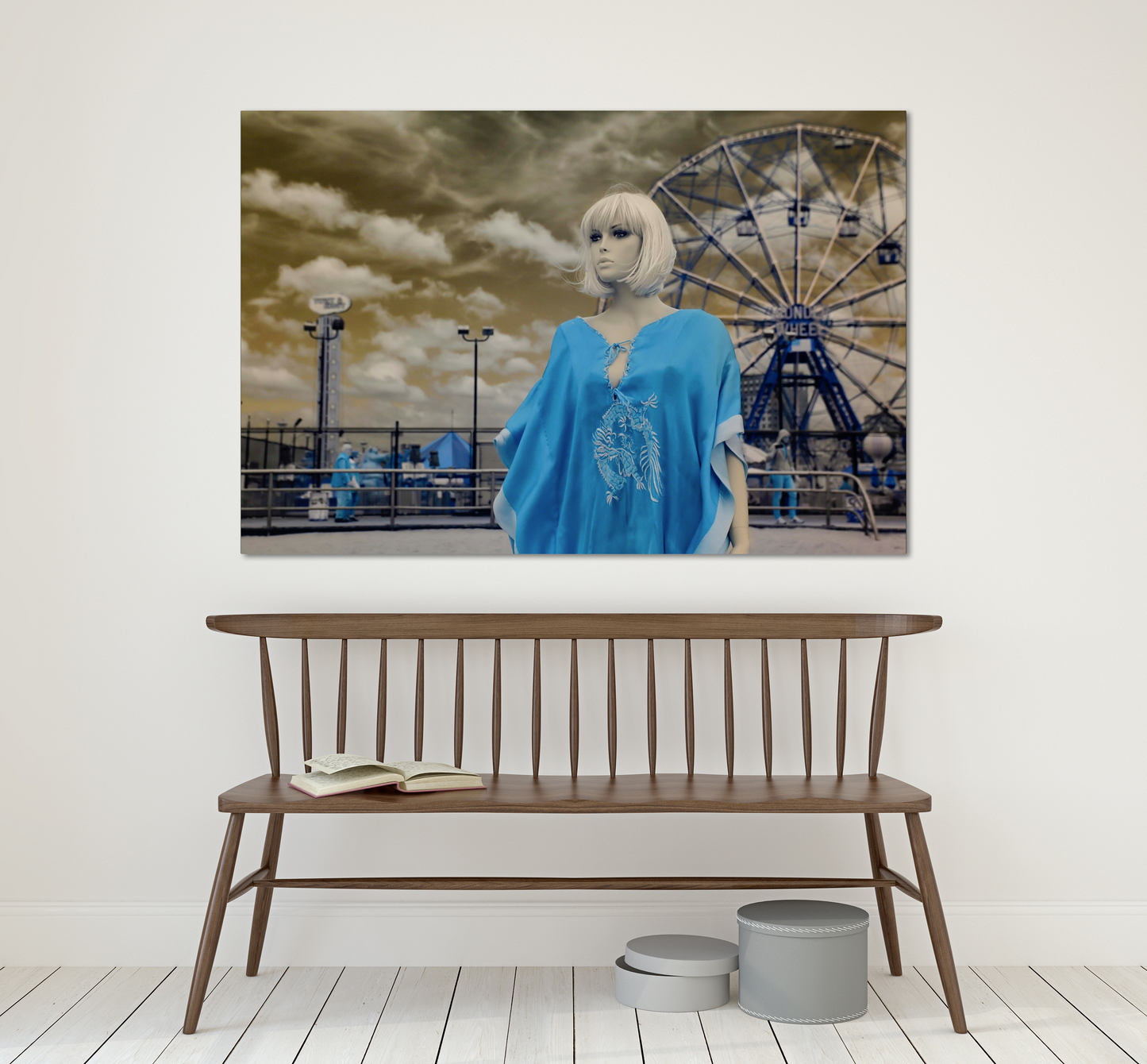 "Wonderwheel..." by Celia Rogge - Mourlot Editions - Fine_Art - Poster - Lithograph - Wall Art - Vintage - Prints - Original