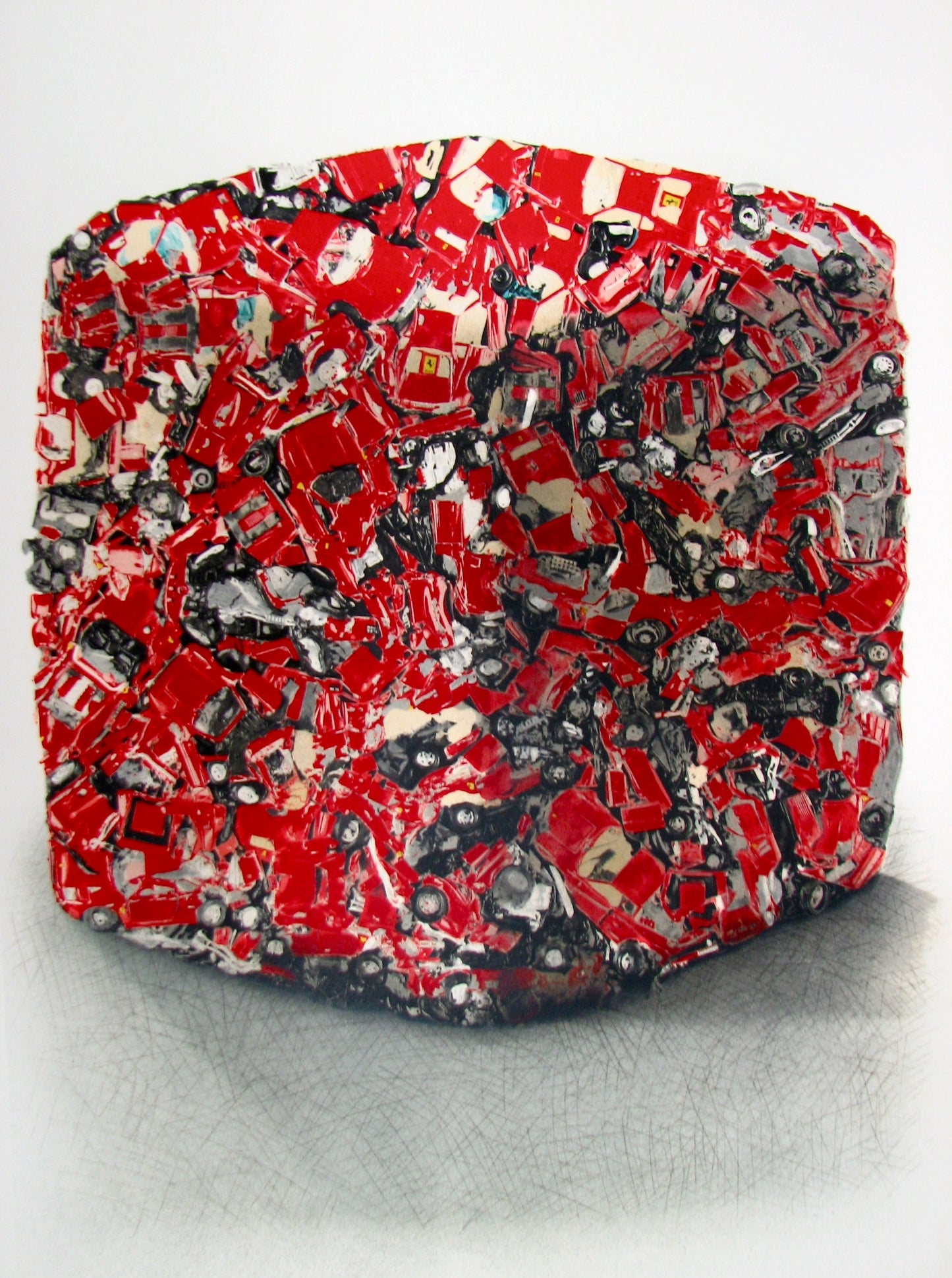 Compression de Ferrari by César Baldaccini - Mourlot Editions - Fine_Art - Poster - Lithograph - Wall Art - Vintage - Prints - Original