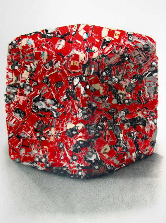 Compression de Ferrari by César Baldaccini - Mourlot Editions - Fine_Art - Poster - Lithograph - Wall Art - Vintage - Prints - Original