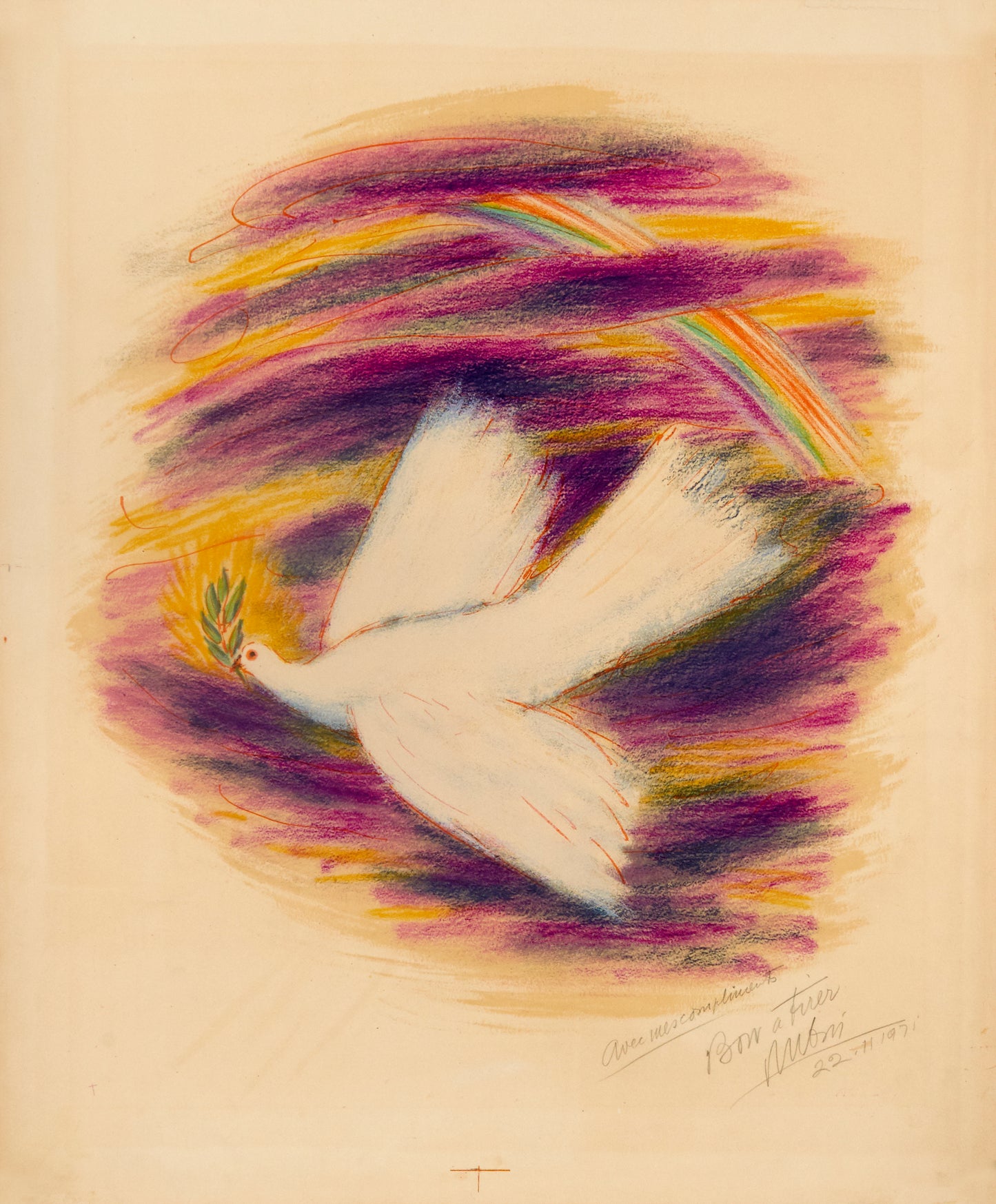 II From Visions of the Bible by Elijah Reuven-Rubin - Mourlot Editions - Fine_Art - Poster - Lithograph - Wall Art - Vintage - Prints - Original