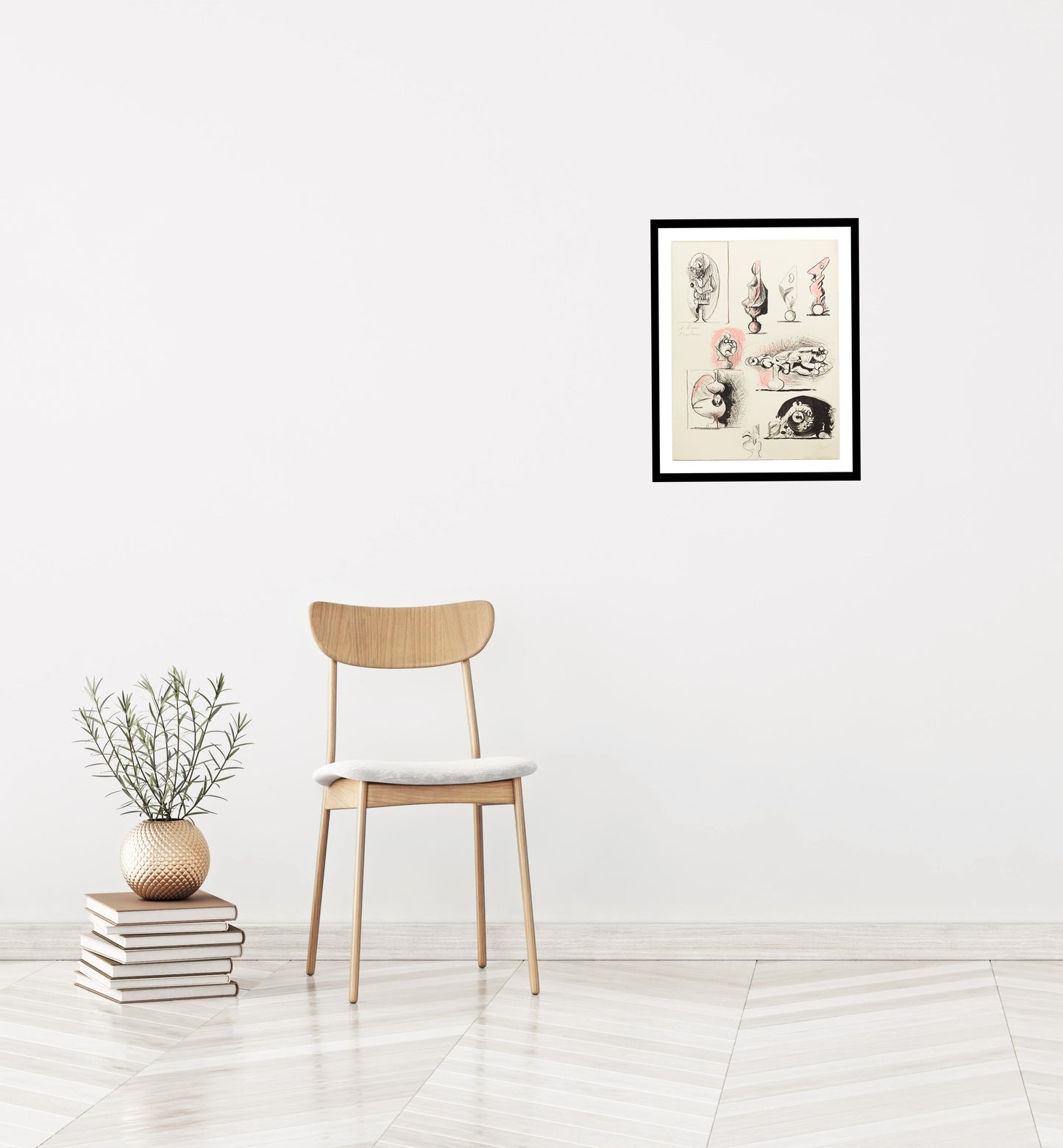 Sheet of Studies Organic Forms by Graham Sutherland