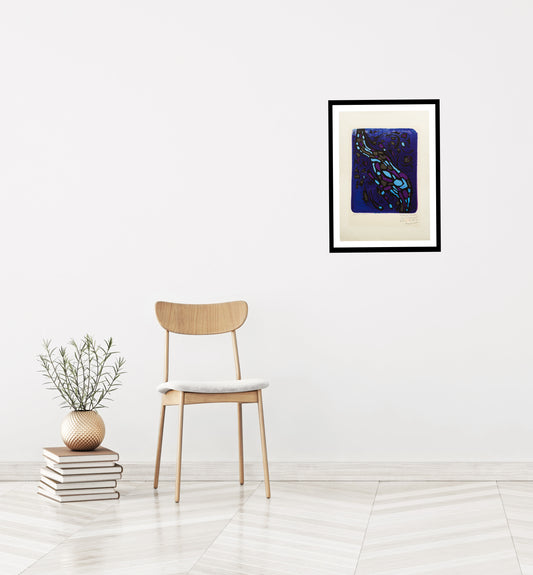 Les Cantiques spirituels de Saint-Jean-de-la-Croix (without text) by Alfred Manessier - Mourlot Editions - Fine_Art - Poster - Lithograph - Wall Art - Vintage - Prints - Original