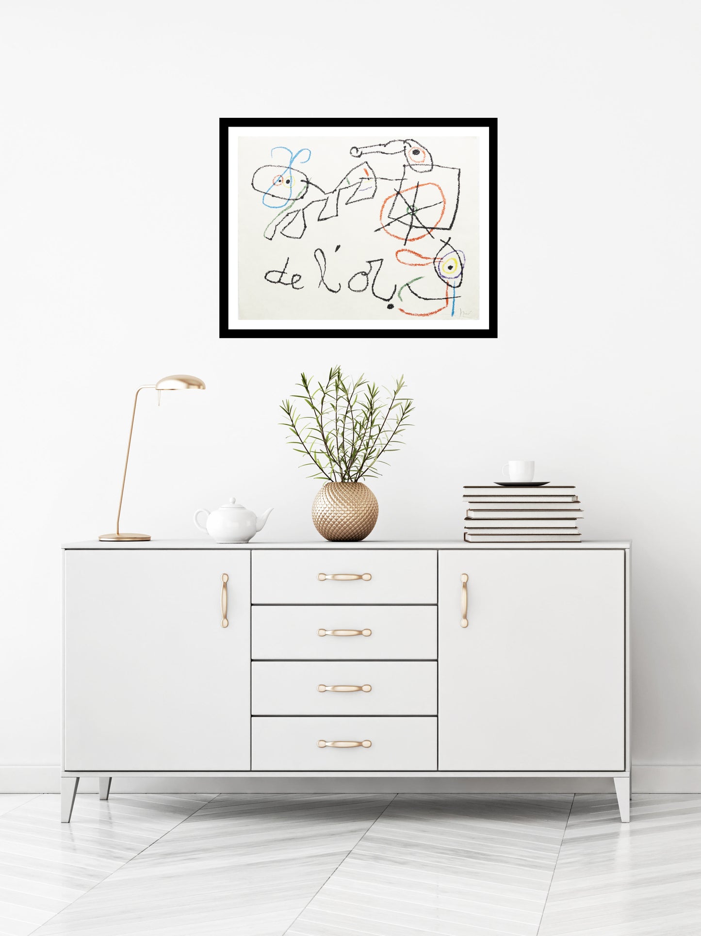 Ubu aux Baleares: 769 by Joan Miro - Mourlot Editions - Fine_Art - Poster - Lithograph - Wall Art - Vintage - Prints - Original