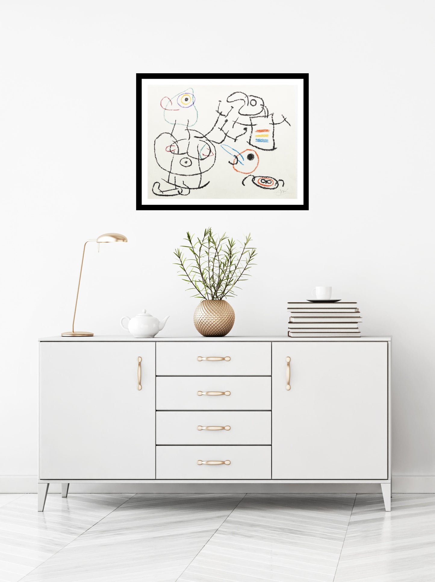 Ubu aux Beleares: 767 by Joan Miro - Mourlot Editions - Fine_Art - Poster - Lithograph - Wall Art - Vintage - Prints - Original