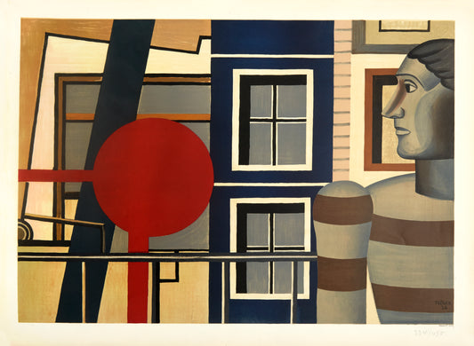 L'Homme au Chandail by Fernand Leger - Mourlot Editions - Fine_Art - Poster - Lithograph - Wall Art - Vintage - Prints - Original