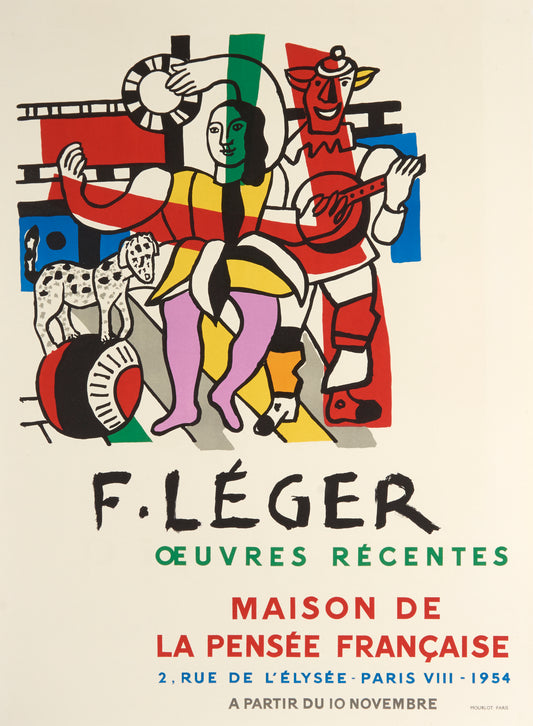 Maison de la Pensee Francaise by Fernand Leger - Mourlot Editions - Fine_Art - Poster - Lithograph - Wall Art - Vintage - Prints - Original