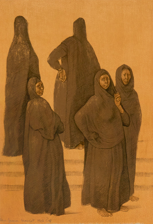 Impression of Egypt Syite, Plate 1 by Francisco Zuniga - Mourlot Editions - Fine_Art - Poster - Lithograph - Wall Art - Vintage - Prints - Original