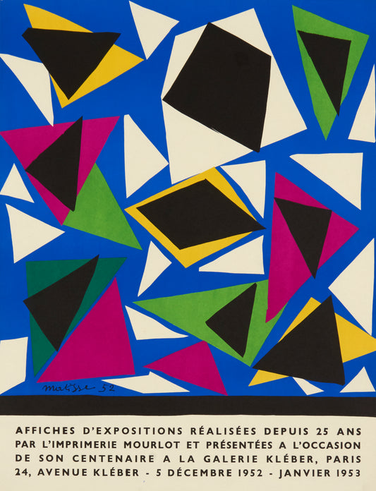 Exposition D'Affiches by Henri Matisse - Mourlot Editions - Fine_Art - Poster - Lithograph - Wall Art - Vintage - Prints - Original