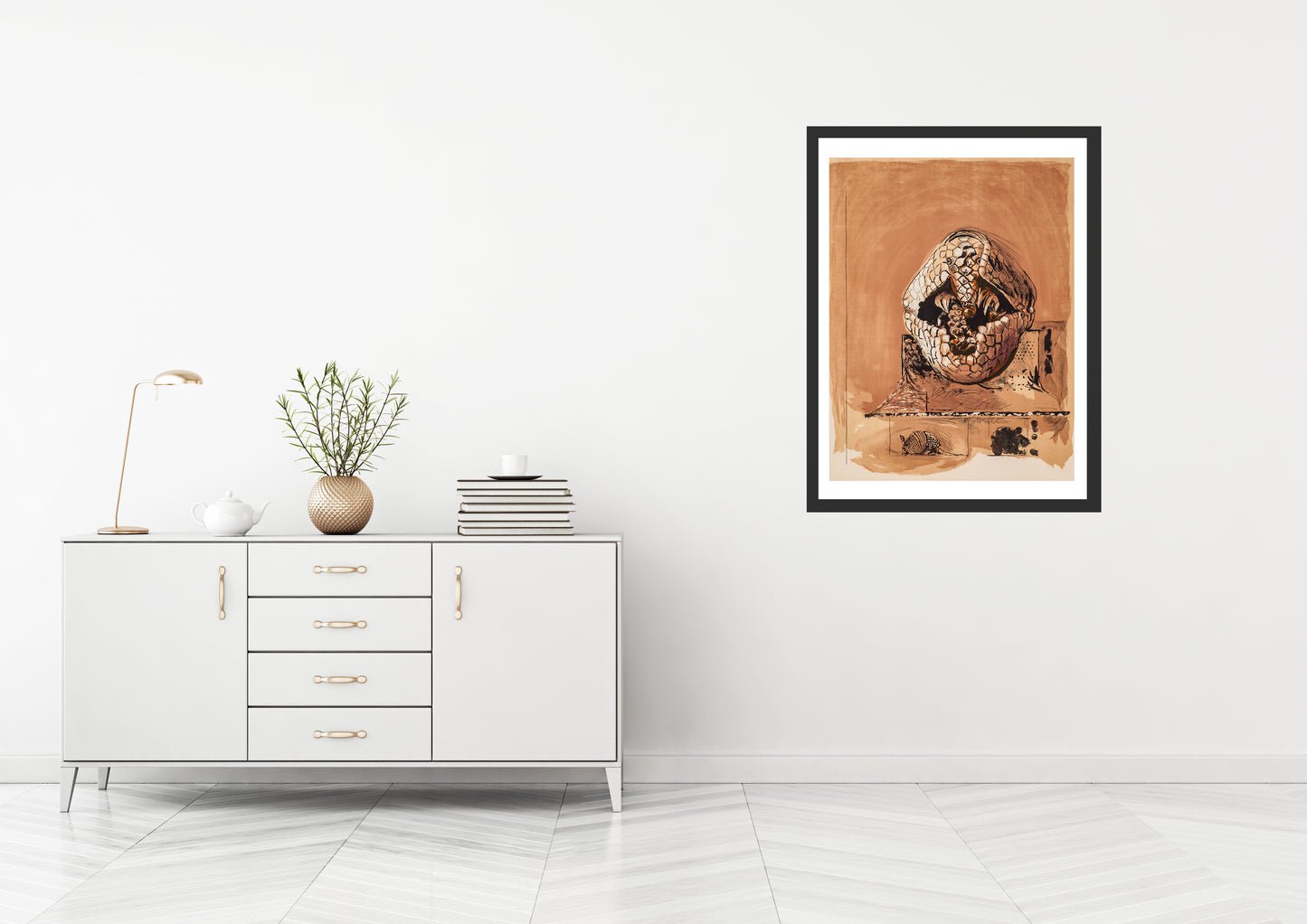 Armadillo by Graham Sutherland - Mourlot Editions - Fine_Art - Poster - Lithograph - Wall Art - Vintage - Prints - Original