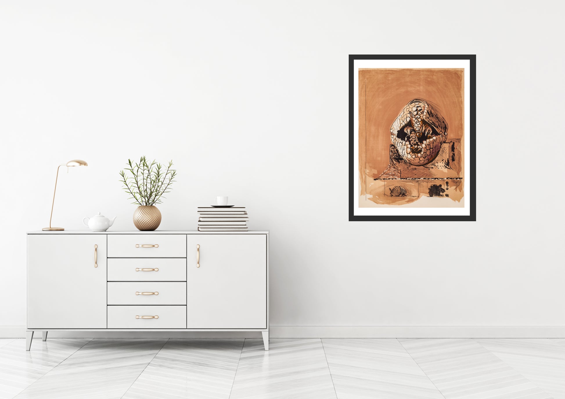 Armadillo by Graham Sutherland - Mourlot Editions - Fine_Art - Poster - Lithograph - Wall Art - Vintage - Prints - Original