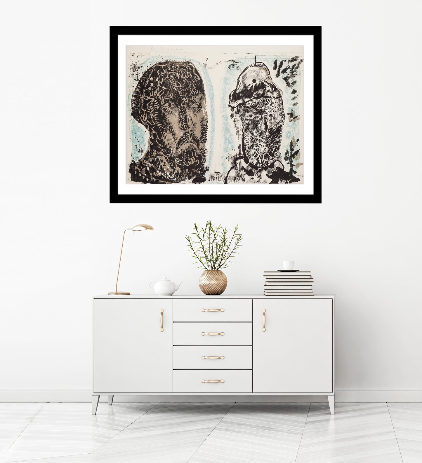 Van Gogh's Criminal Obsessions by Jose Luis Cuevas - Mourlot Editions - Fine_Art - Poster - Lithograph - Wall Art - Vintage - Prints - Original