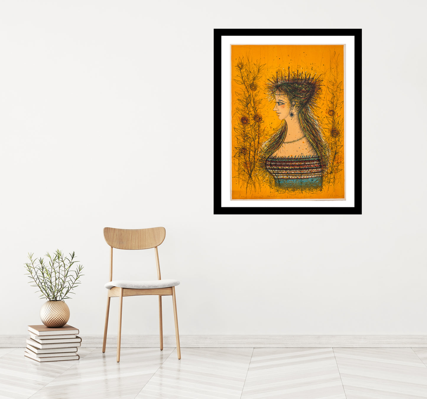 Galerie David et Granier (Before Lettering) by Jean Carzou - Mourlot Editions - Fine_Art - Poster - Lithograph - Wall Art - Vintage - Prints - Original