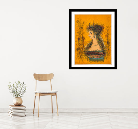 Galerie David et Granier (Before Lettering) by Jean Carzou - Mourlot Editions - Fine_Art - Poster - Lithograph - Wall Art - Vintage - Prints - Original