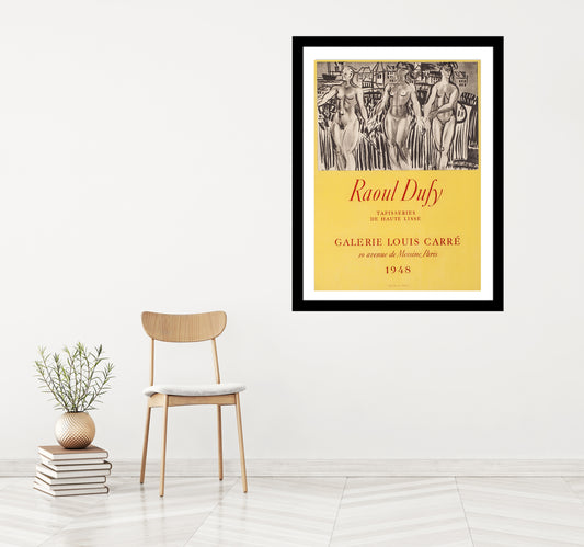 Galerie Louis Carré, 1948 by Raoul Dufy - Mourlot Editions - Fine_Art - Poster - Lithograph - Wall Art - Vintage - Prints - Original