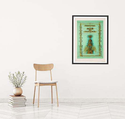 Festival Aix en Provence by Jean Carzou - Mourlot Editions - Fine_Art - Poster - Lithograph - Wall Art - Vintage - Prints - Original