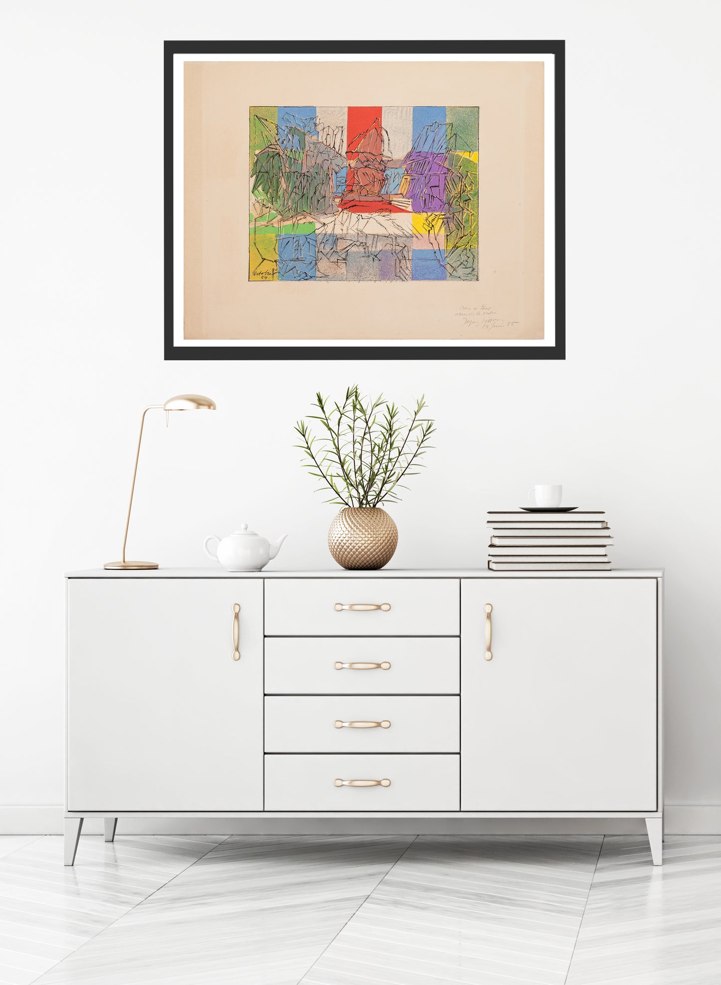 Le Pigeonnier Normand, Suite Mourlot by Jacques Villon - Mourlot Editions - Fine_Art - Poster - Lithograph - Wall Art - Vintage - Prints - Original