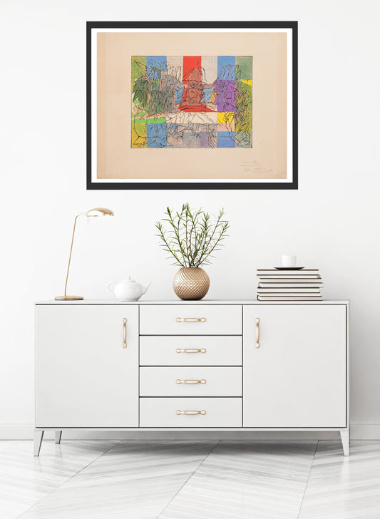 Le Pigeonnier Normand, Suite Mourlot by Jacques Villon - Mourlot Editions - Fine_Art - Poster - Lithograph - Wall Art - Vintage - Prints - Original