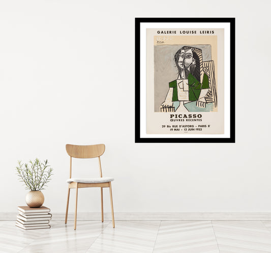 Galerie Louise Leiris, Paris by Pablo Picasso - Mourlot Editions - Fine_Art - Poster - Lithograph - Wall Art - Vintage - Prints - Original