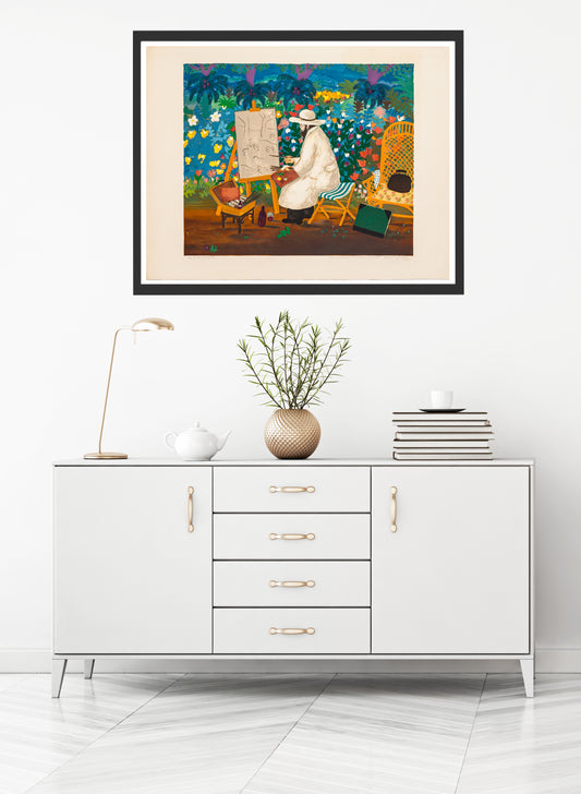 Friluftsmålaren by Lennart Jirlow - Mourlot Editions - Fine_Art - Poster - Lithograph - Wall Art - Vintage - Prints - Original