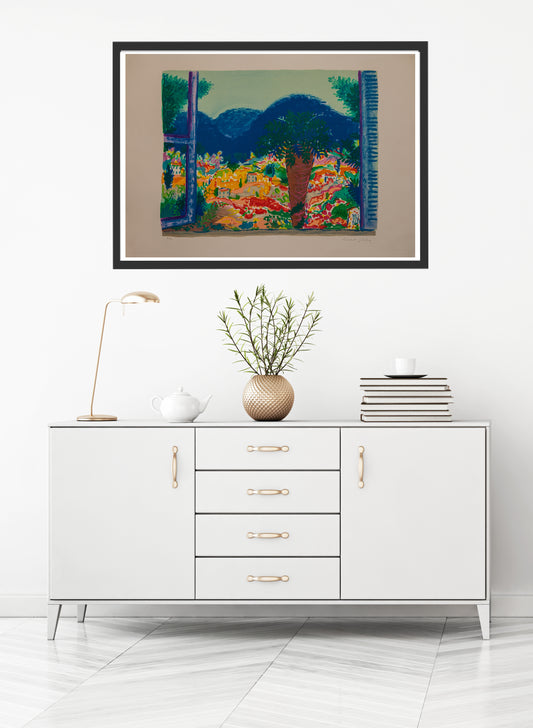 Landskap, Provence by Lennart Jirlow - Mourlot Editions - Fine_Art - Poster - Lithograph - Wall Art - Vintage - Prints - Original