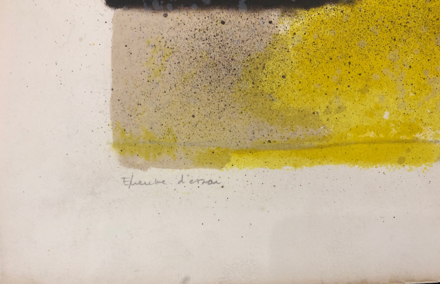 L'Arbre Jaune by André Brasilier, 1971 - Mourlot Editions - Fine_Art - Poster - Lithograph - Wall Art - Vintage - Prints - Original