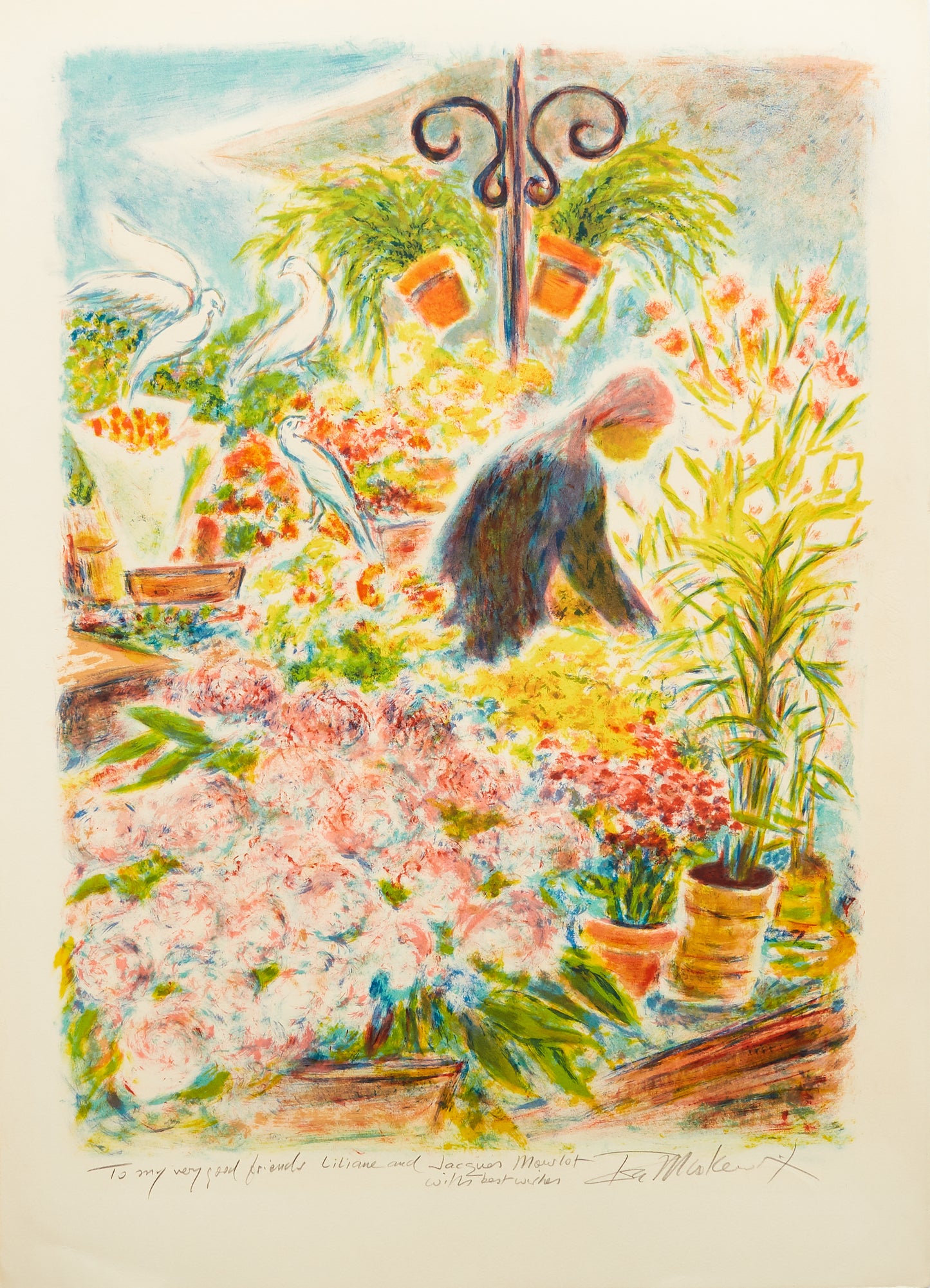 Untitled by Ira Moskowitz - Mourlot Editions - Fine_Art - Poster - Lithograph - Wall Art - Vintage - Prints - Original