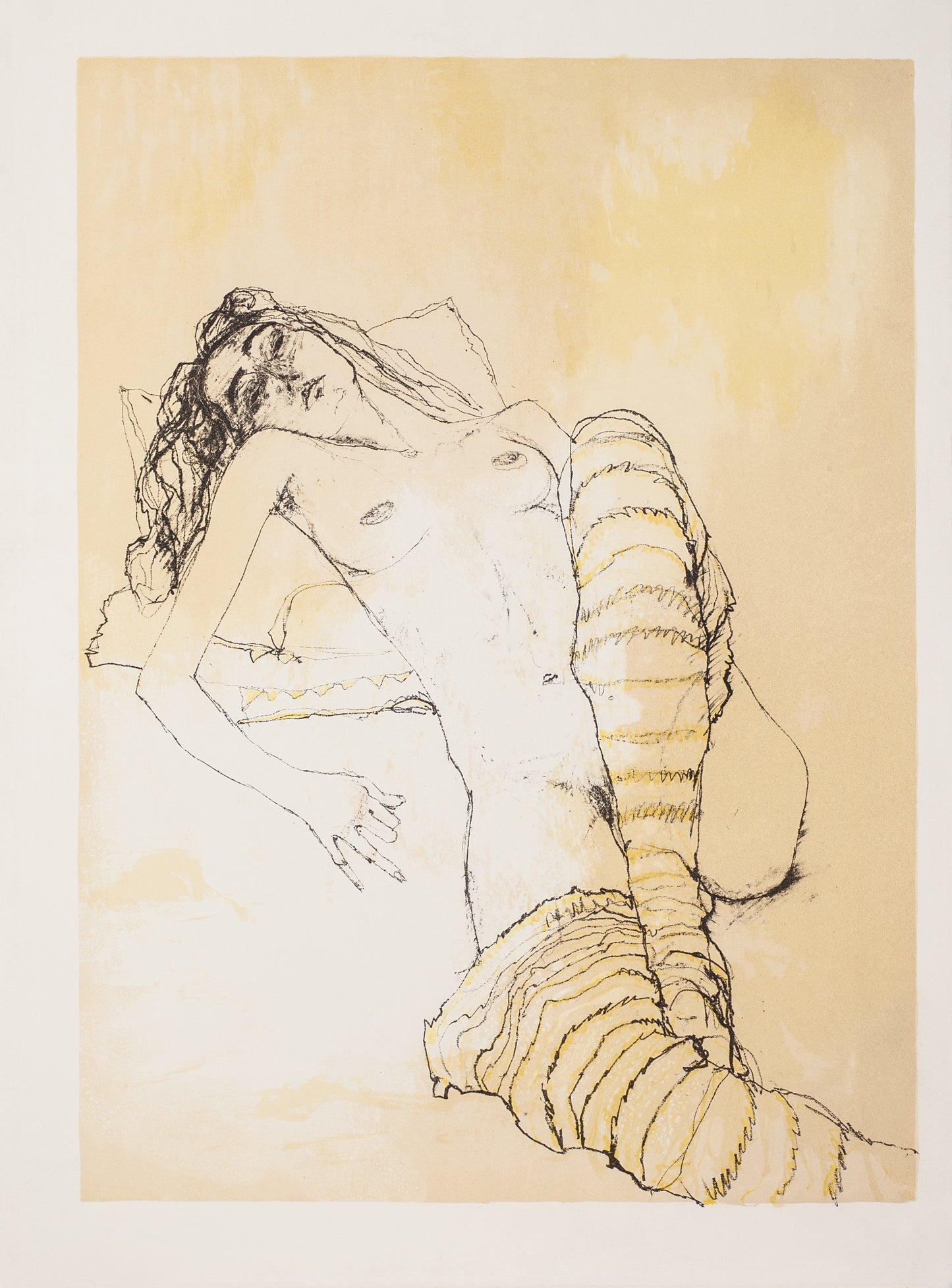 Chloe Innocente by Jean Jansem - Mourlot Editions - Fine_Art - Poster - Lithograph - Wall Art - Vintage - Prints - Original