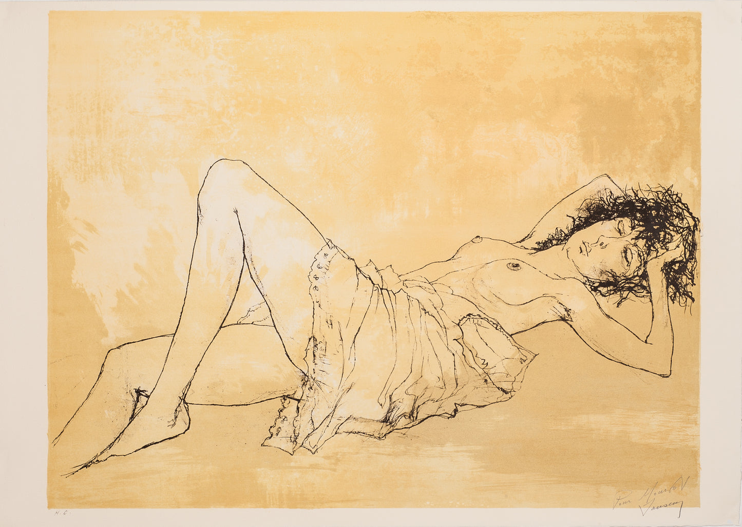 Emmanuelle by Jean Jansem - Mourlot Editions - Fine_Art - Poster - Lithograph - Wall Art - Vintage - Prints - Original