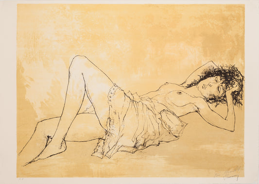 Emmanuelle by Jean Jansem - Mourlot Editions - Fine_Art - Poster - Lithograph - Wall Art - Vintage - Prints - Original