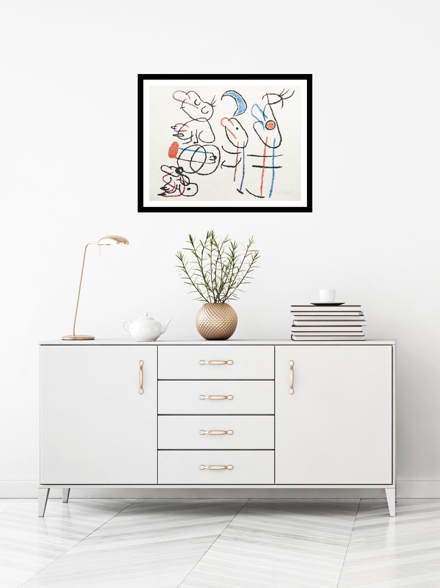 Ubu aux Baleares: 771 by Joan Miro - Mourlot Editions - Fine_Art - Poster - Lithograph - Wall Art - Vintage - Prints - Original