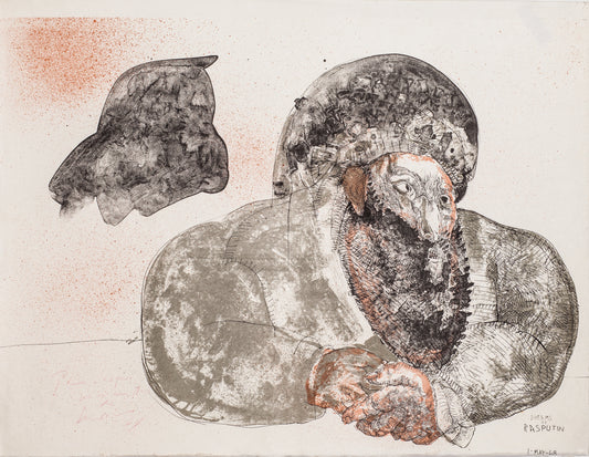 Dreams by Rasputin by Jose Luis Cuevas - Mourlot Editions - Fine_Art - Poster - Lithograph - Wall Art - Vintage - Prints - Original