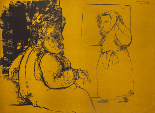 Jack the Ripper by Jose Luis Cuevas - Mourlot Editions - Fine_Art - Poster - Lithograph - Wall Art - Vintage - Prints - Original